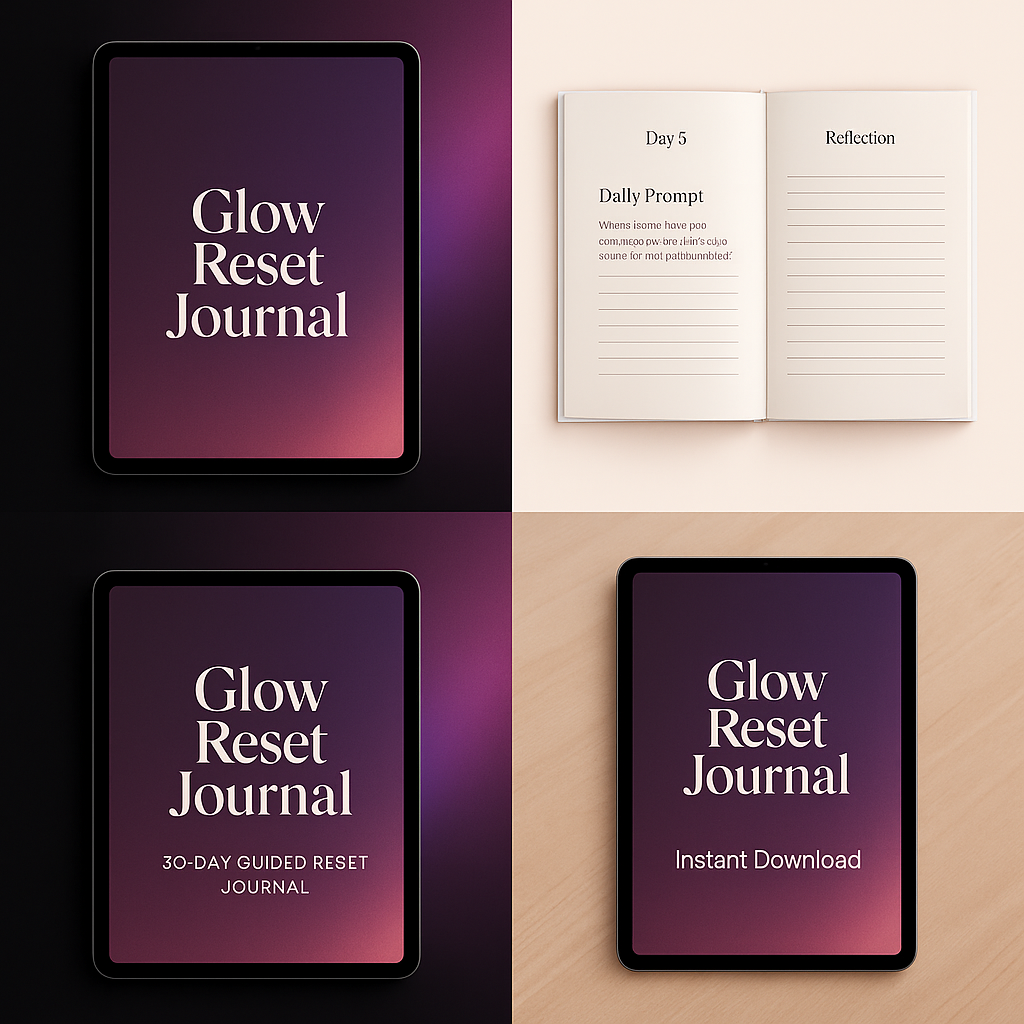 Glow Digital Journal - 30‑Day Reset