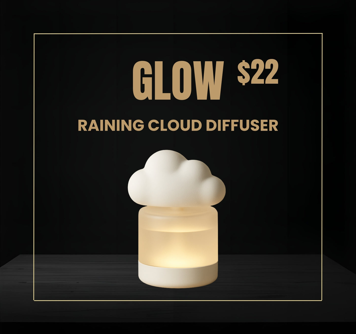 Raining Cloud Humidifier & Diffuser - Glow Reset Edition