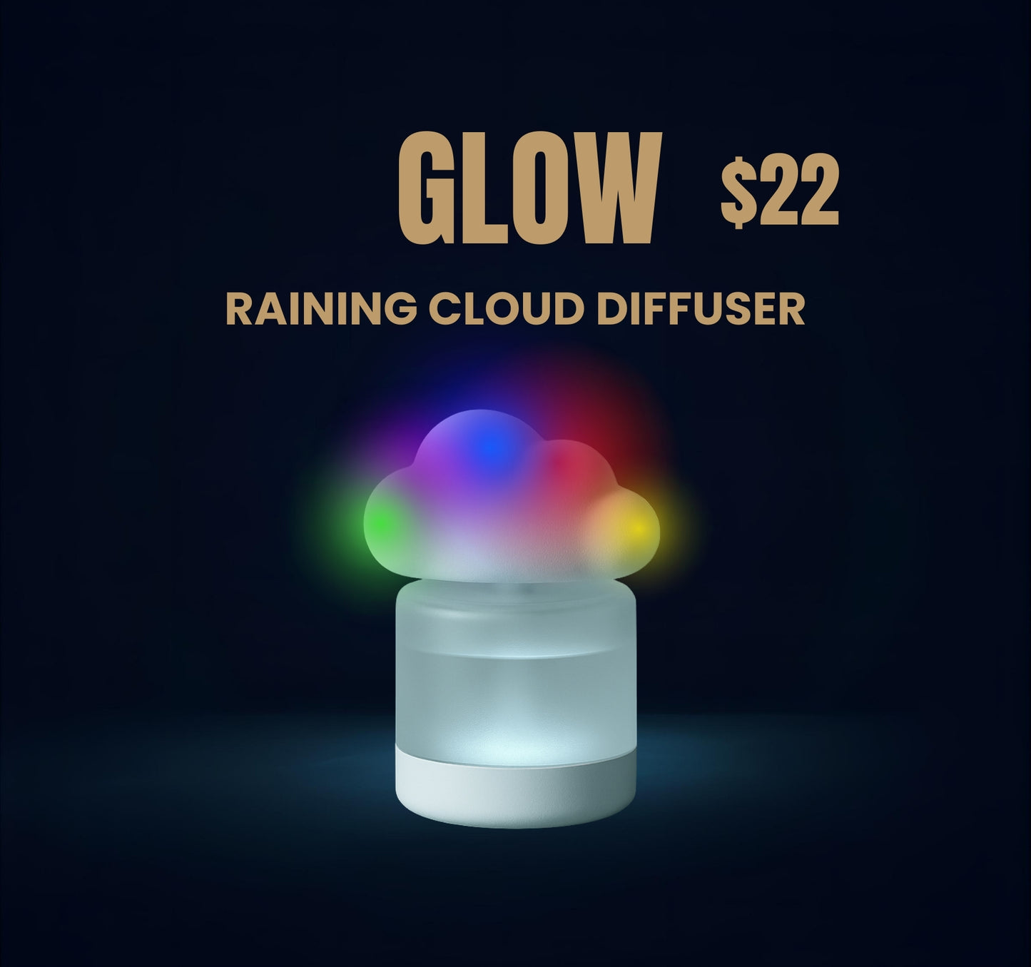 Raining Cloud Humidifier & Diffuser - Glow Reset Edition